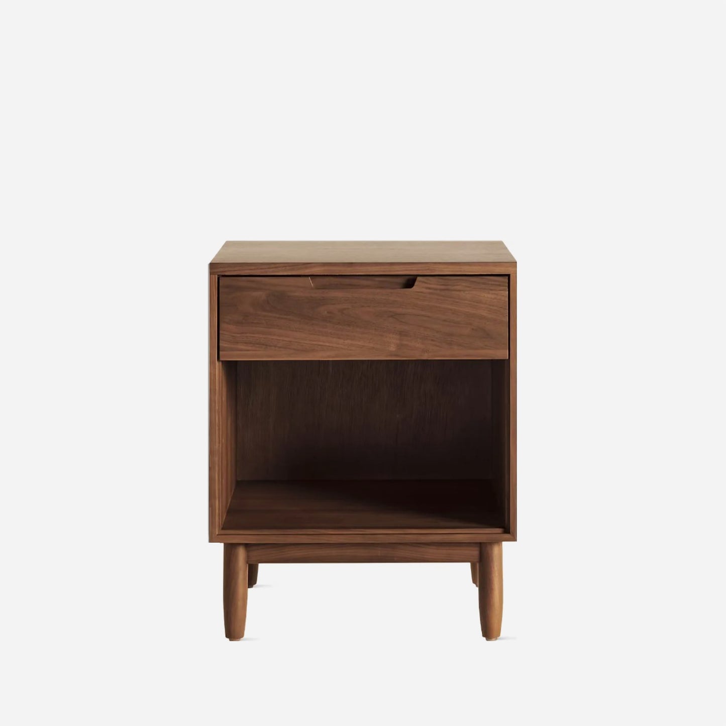 Walnut Bedside Table - Mid century modern