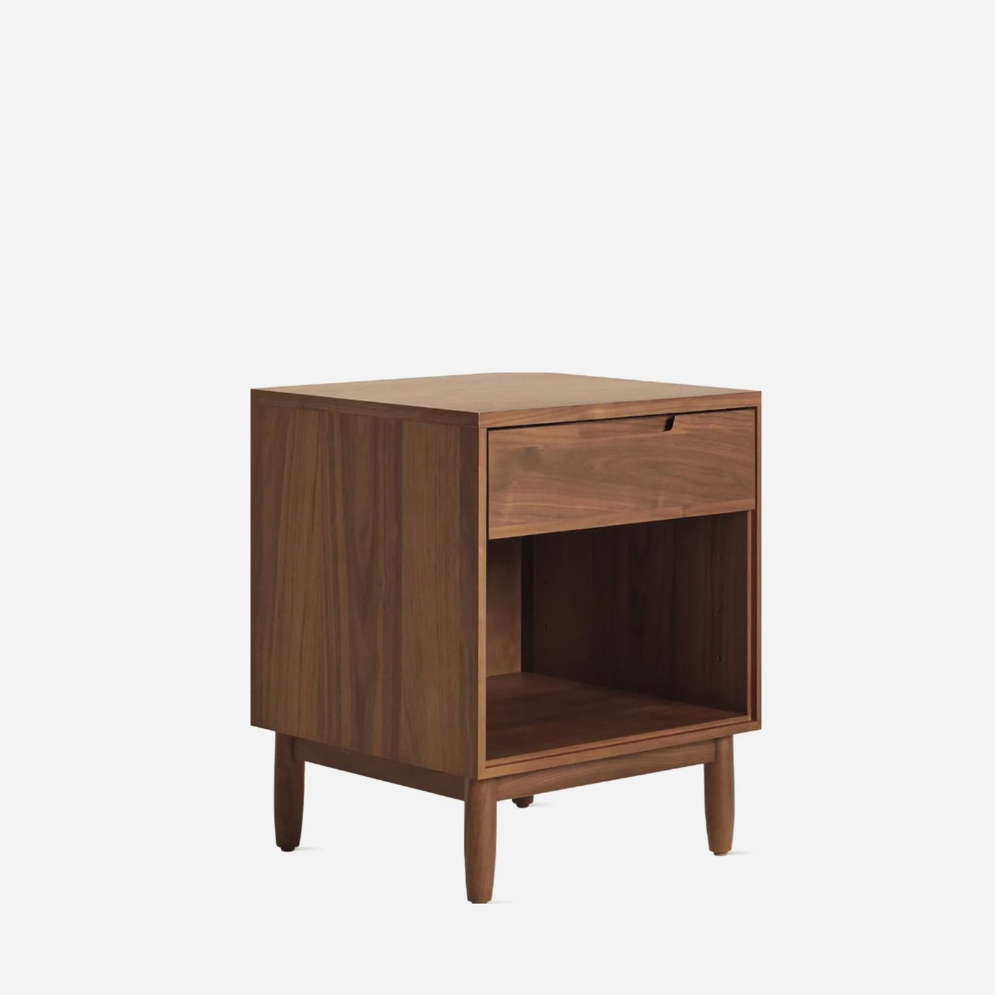 Walnut Bedside Table - Mid century modern